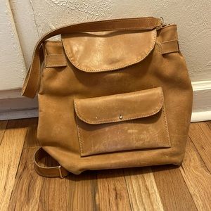 Noonday Collection Leather Backpack